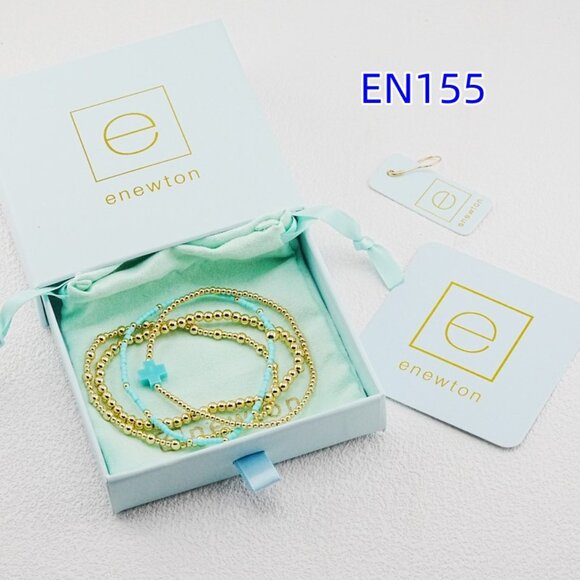 Enewton Colorful Cross Bracelet Set